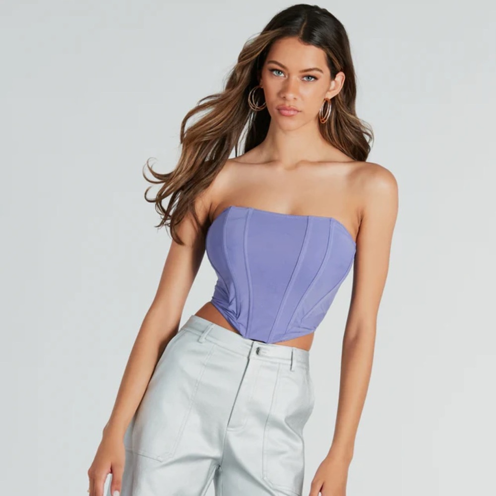 Periwinkle corset